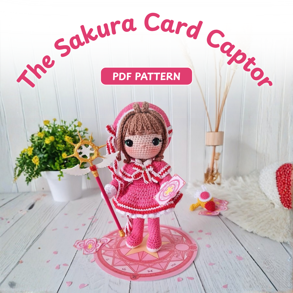 Crochet Sakura Card Captor Doll Pattern