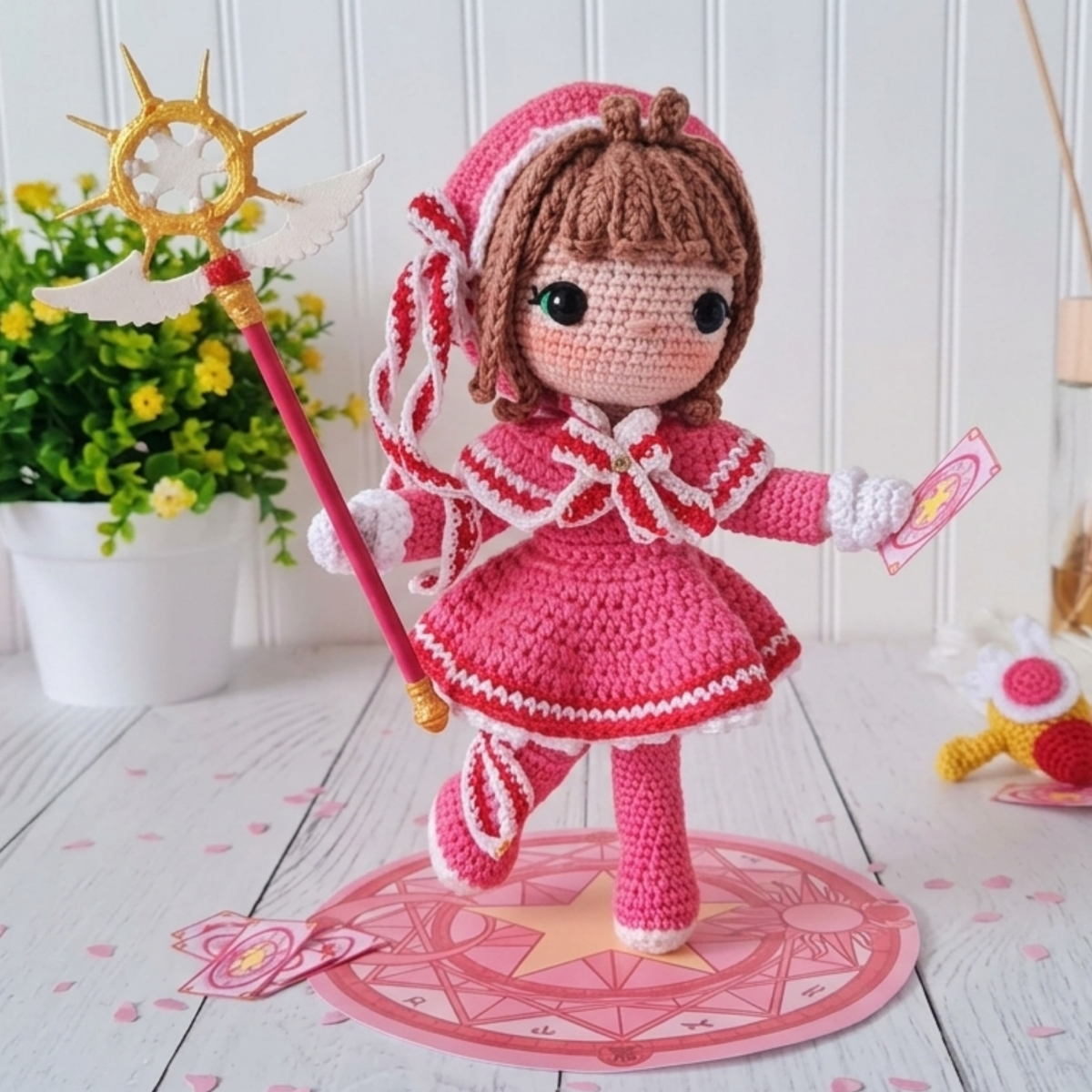 Crochet Sakura Card Captor Doll Pattern
