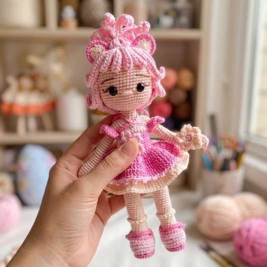 Crochet Sakura Doll Pattern