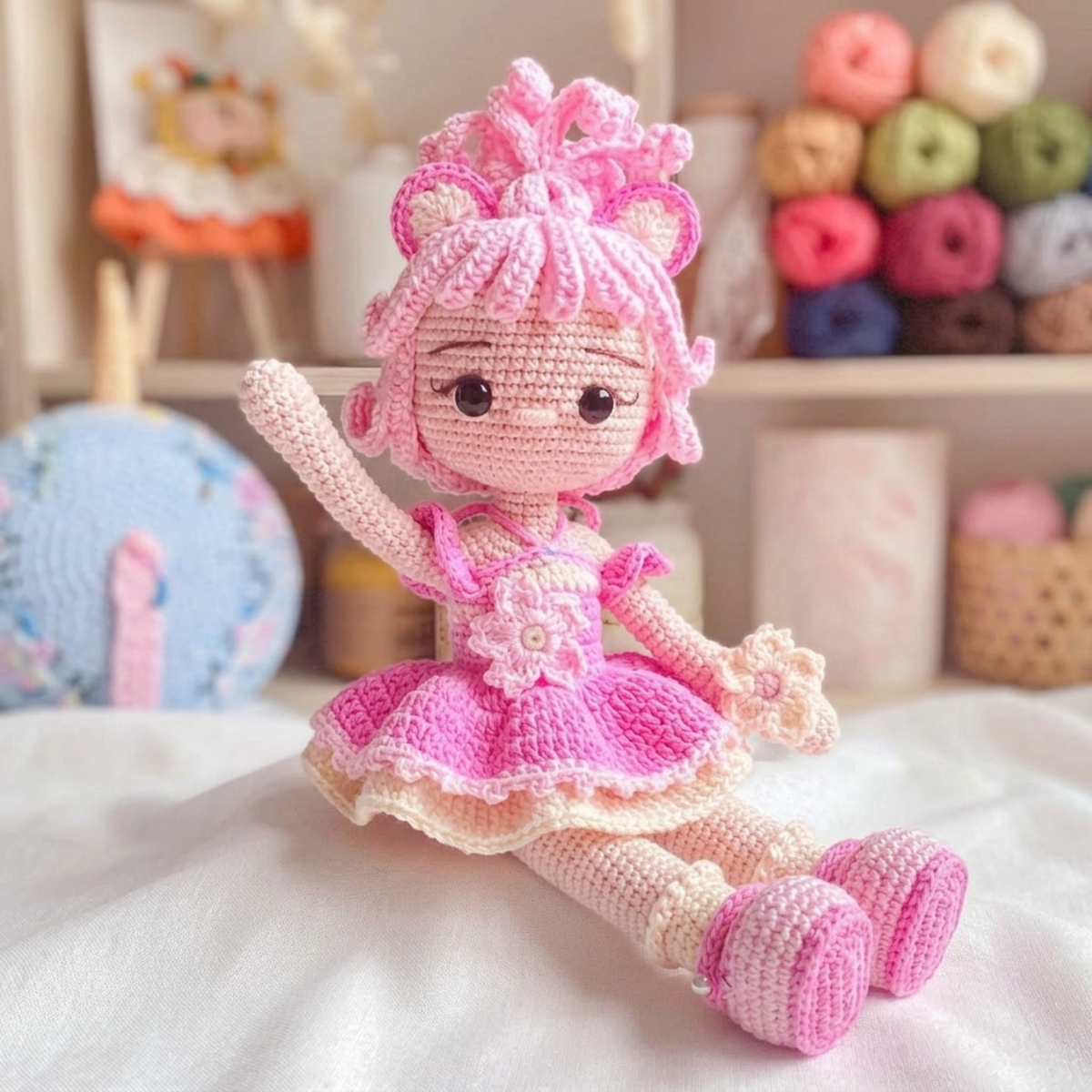 Crochet Sakura Doll Pattern