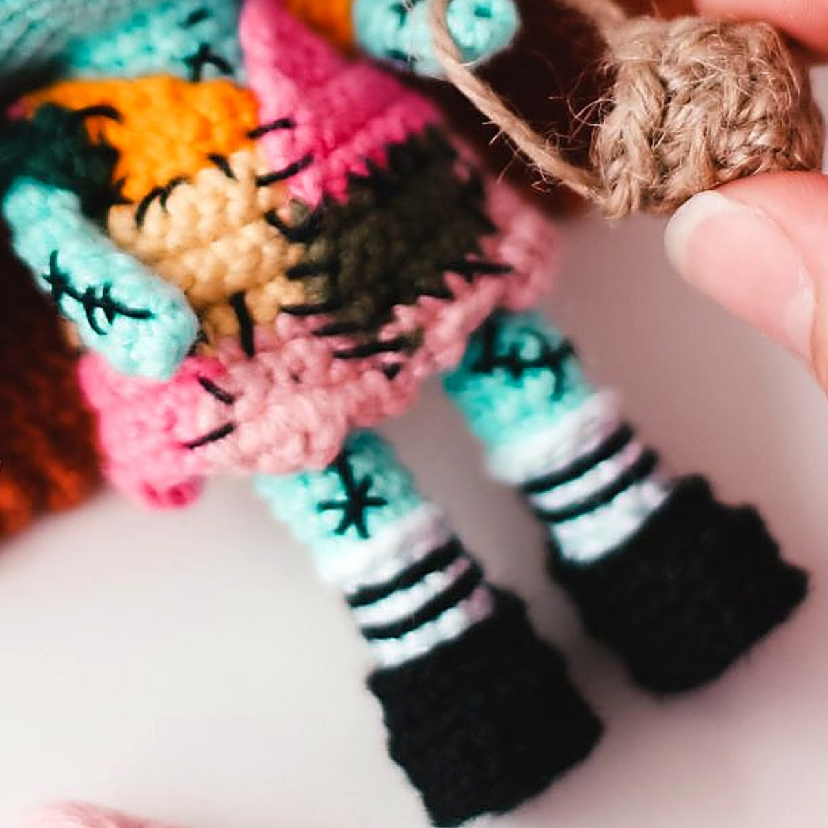 Crochet Sally Skellington Amigurumi Pattern (Pack)