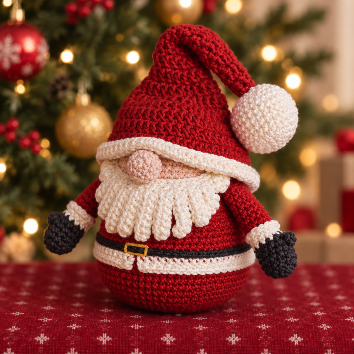 Crochet Santa Gnome Pattern