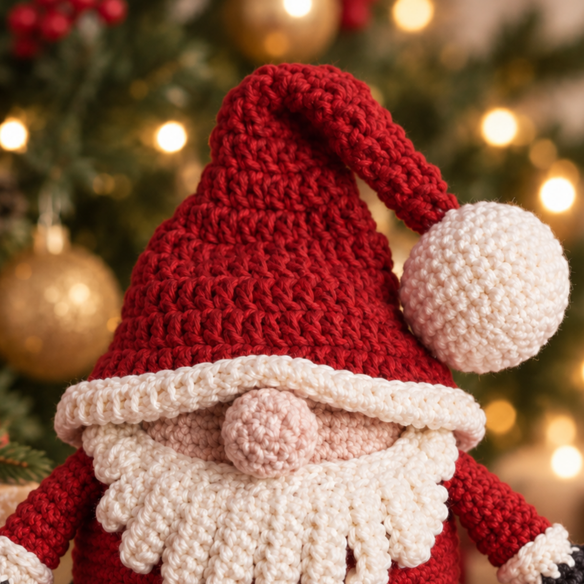Crochet Santa Gnome Pattern
