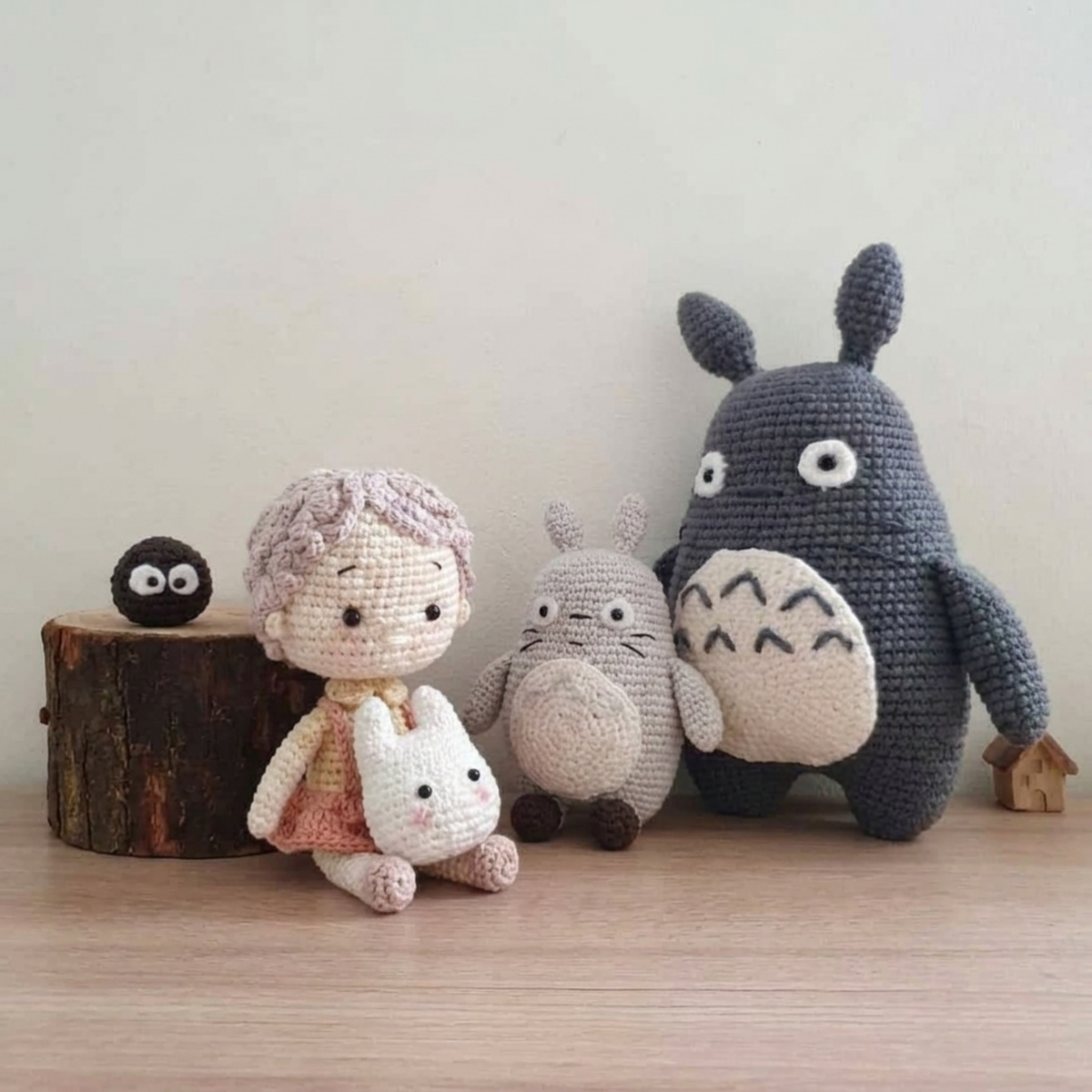Crochet Satsuki and Totoro Doll Pattern