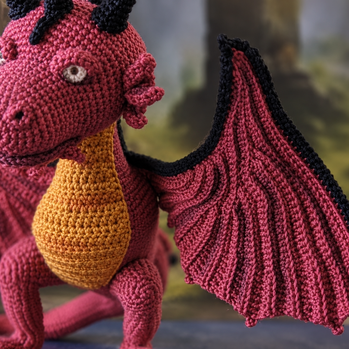 Crochet Smaug Dragon Amigurumi Pattern