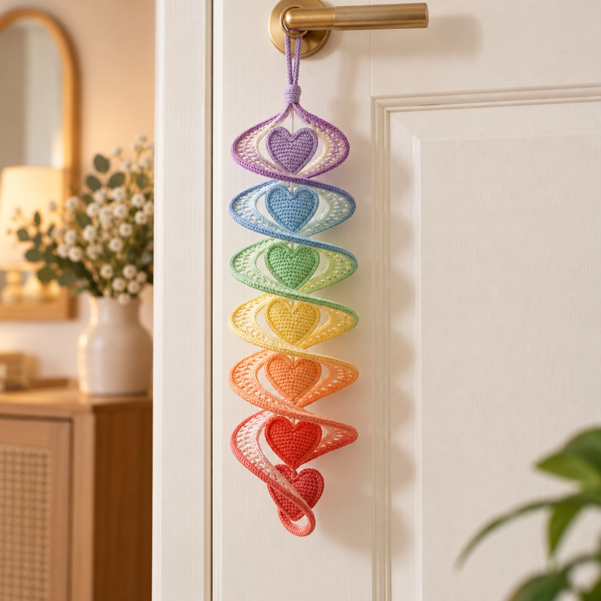 Crochet 5 in 1 Spiral Wind Spinner Pattern