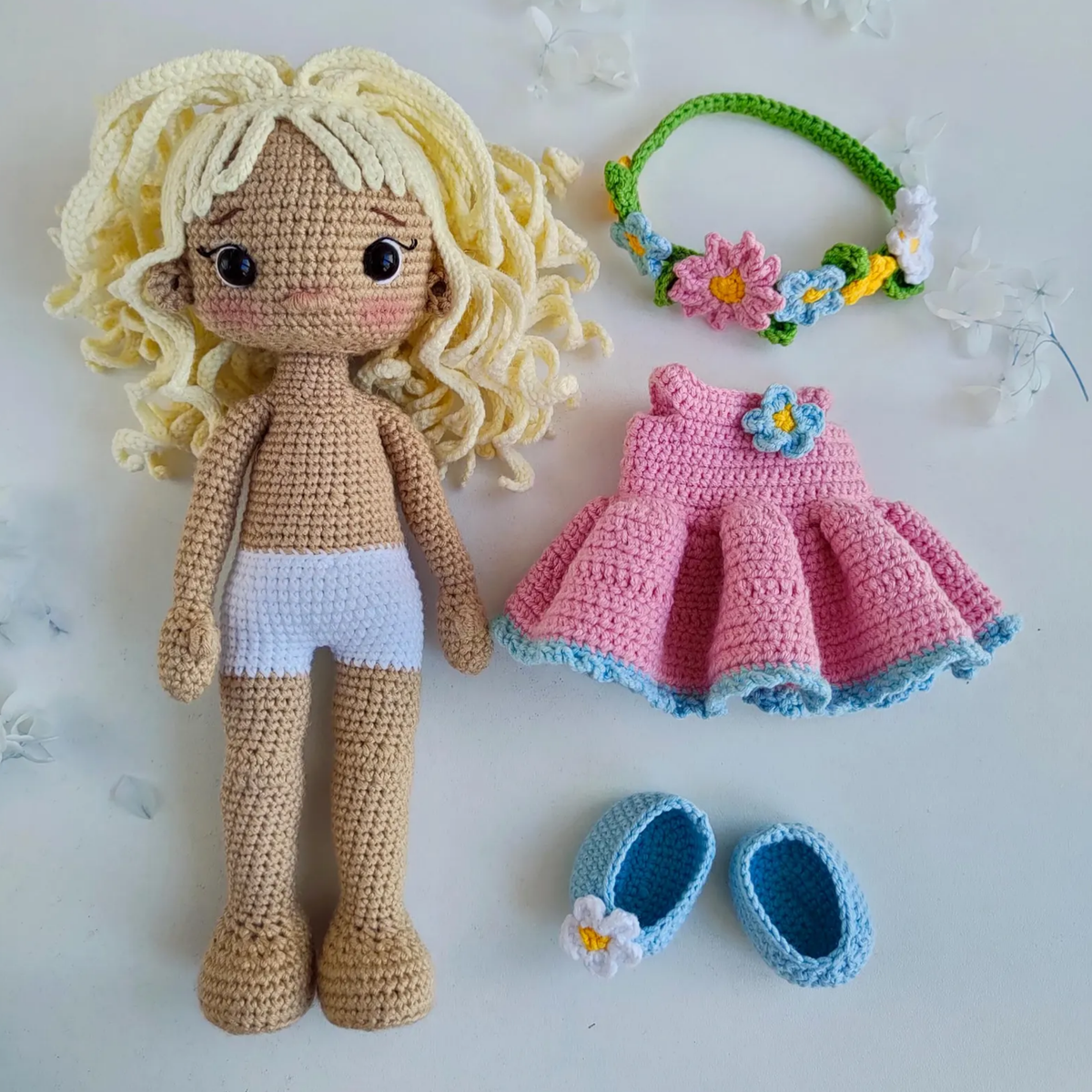 Crochet Spring Doll Pattern