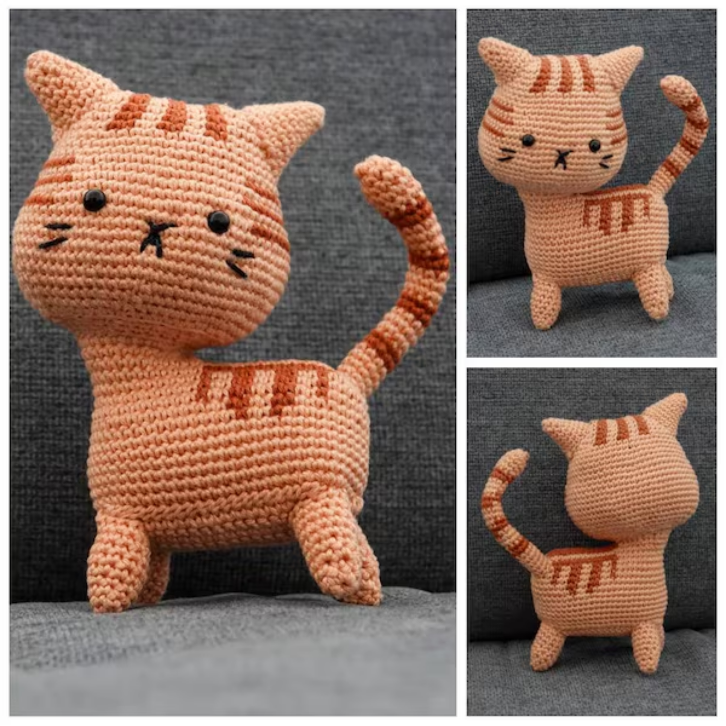 Crochet Tabby Cat Pattern