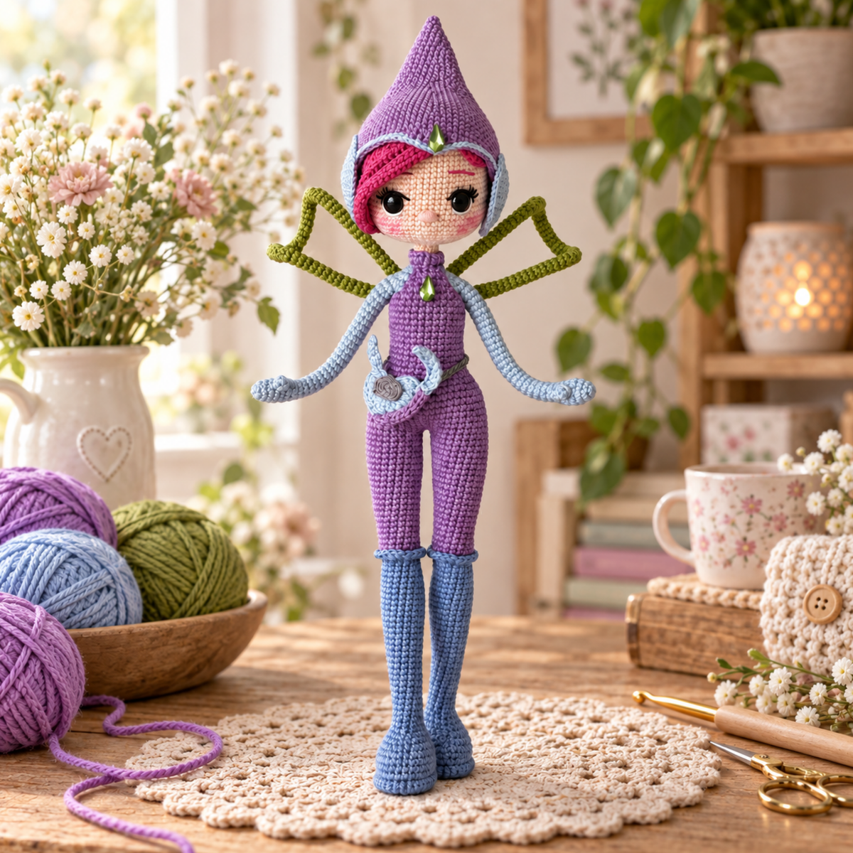 Crochet Tecna Amigurumi Fairy Doll Pattern