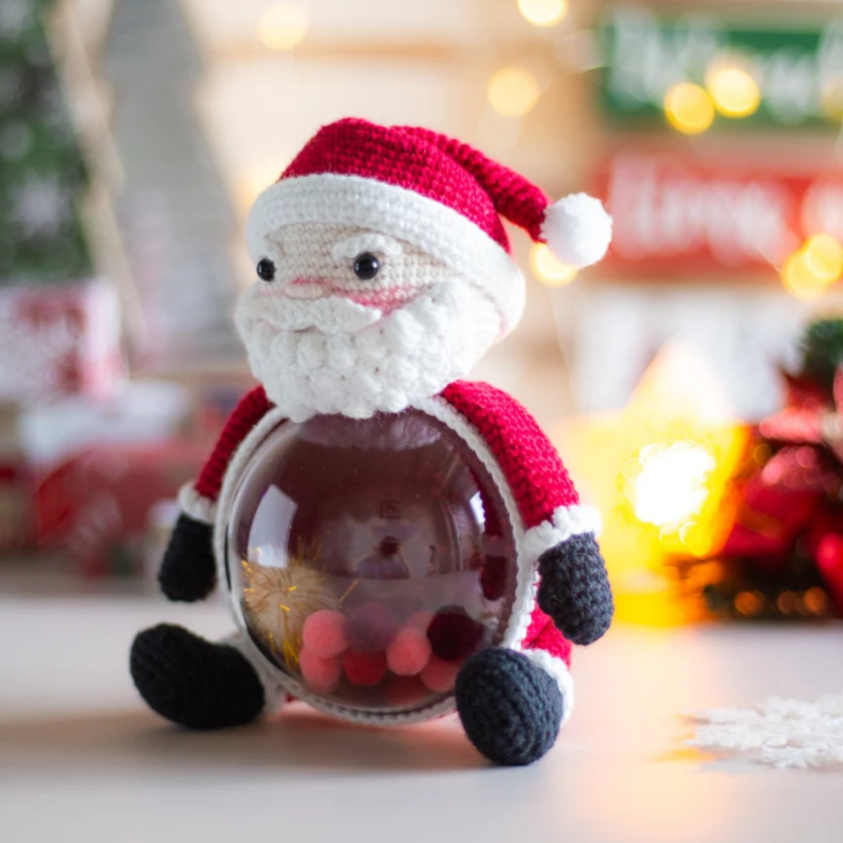 Crochet Christmas Toy Santa Claus and Mrs. Claus Pattern (Set)