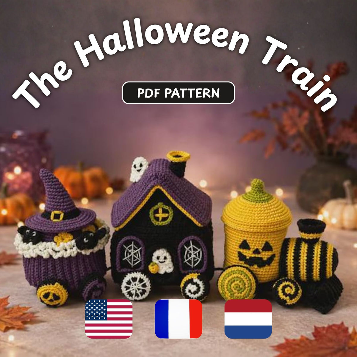 Crochet Halloween Train Pattern