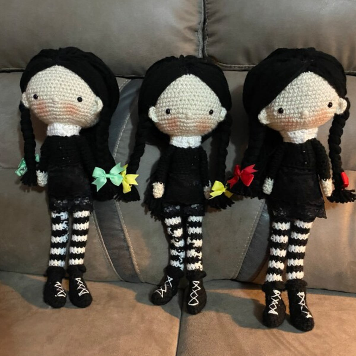 Crochet Wednesday Amigurumi Doll Pattern