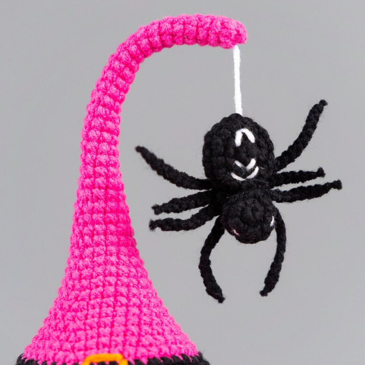Crochet Witch Gnome Amigurumi Pattern (with Cauldron and Broom)