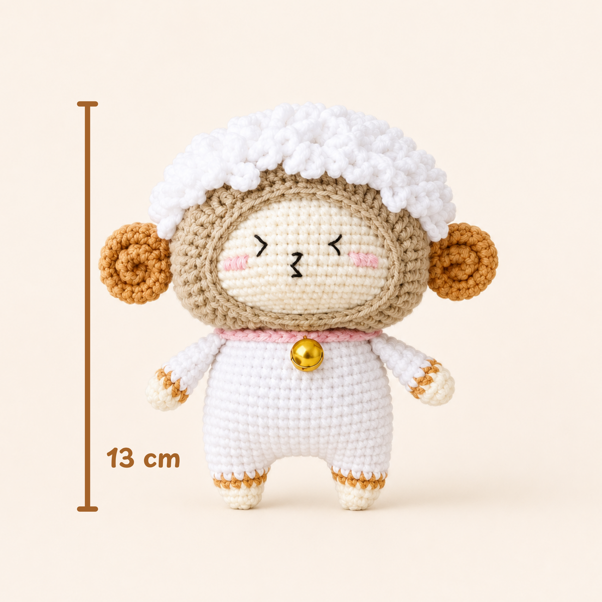 Aries Zodiac Keychain Crochet Pattern