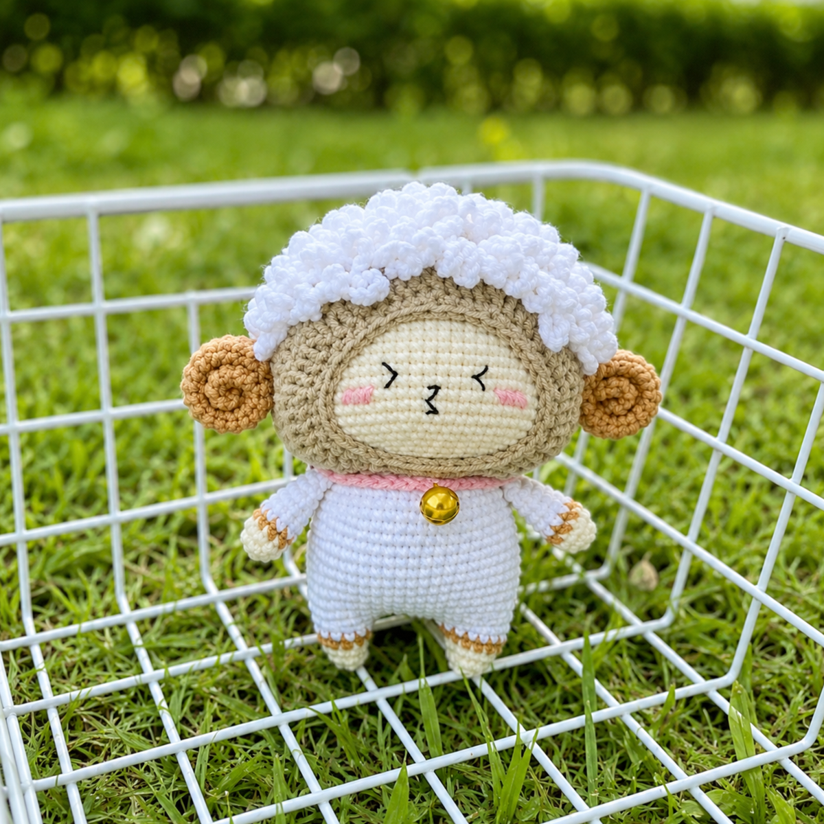 Aries Zodiac Keychain Crochet Pattern