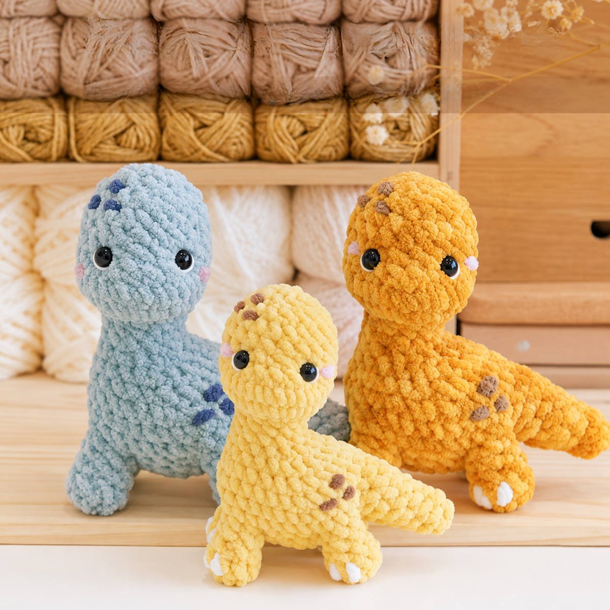 Baby Dinosaurs Crochet Pattern