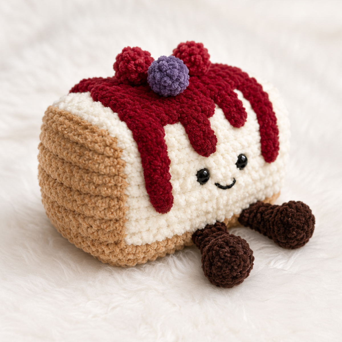 Berry the Cheesecake Crochet Pattern