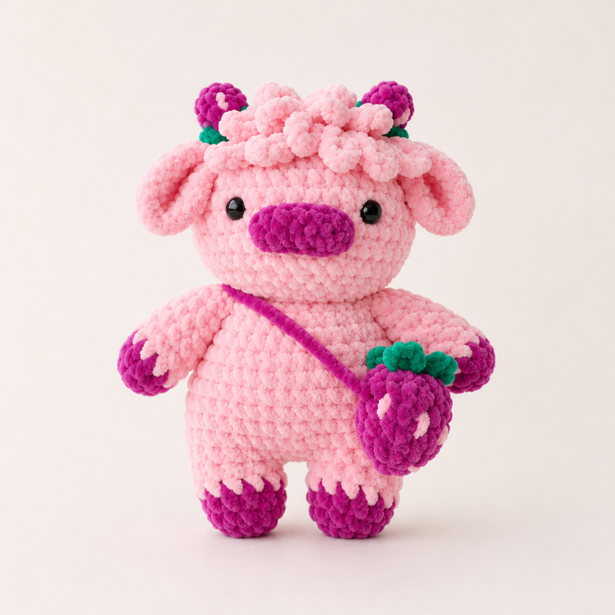 Cherry Cows Mod Crochet Pattern