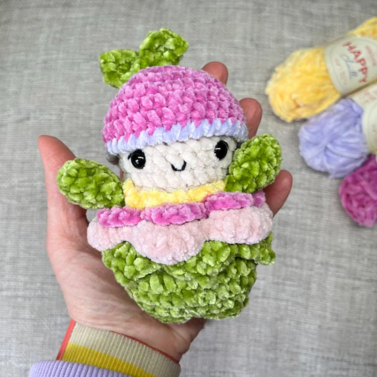 Chunky Florette Amigurumi Crochet Pattern