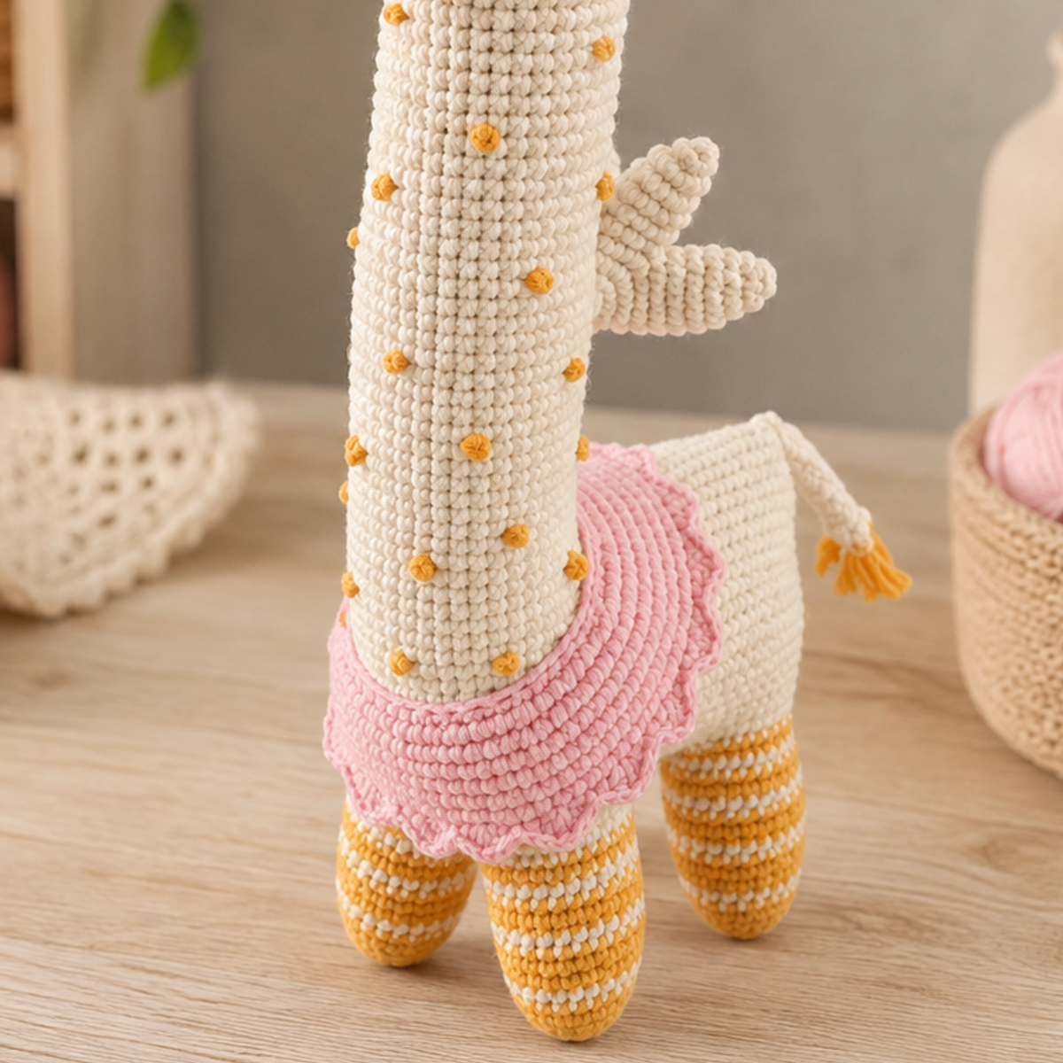 Daisy the Giraffe Amigurumi Crochet Pattern