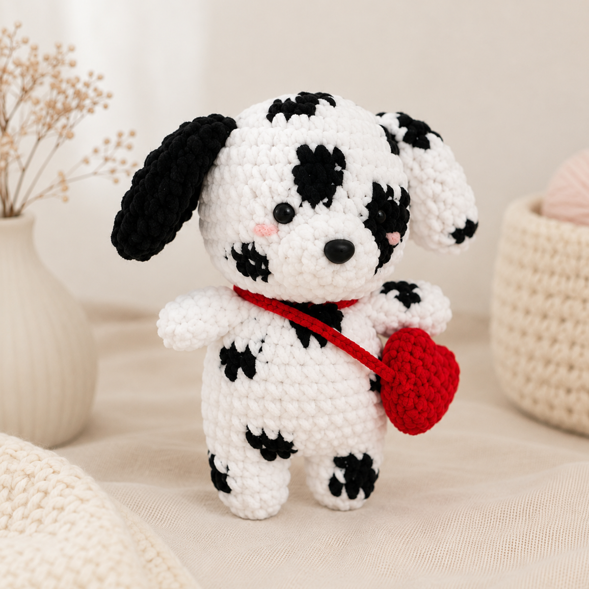 Dalmatian the Dog Amigurumi Crochet Pattern