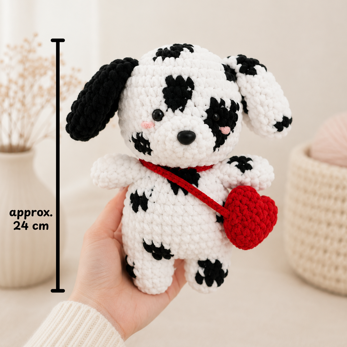 Dalmatian the Dog Amigurumi Crochet Pattern