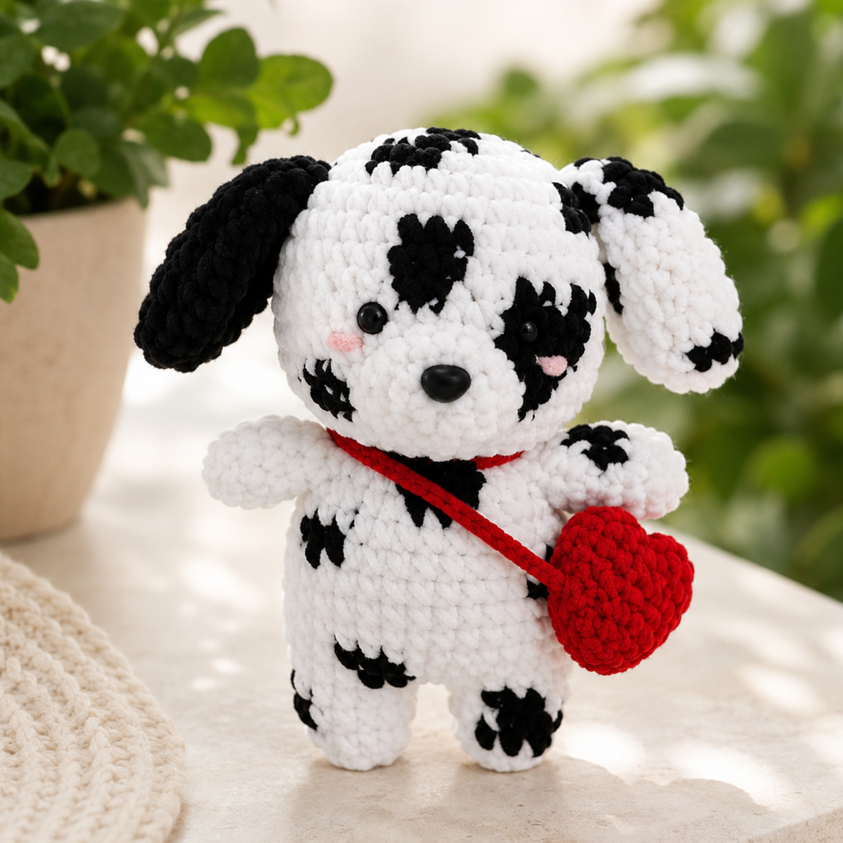 Dalmatian the Dog Amigurumi Crochet Pattern