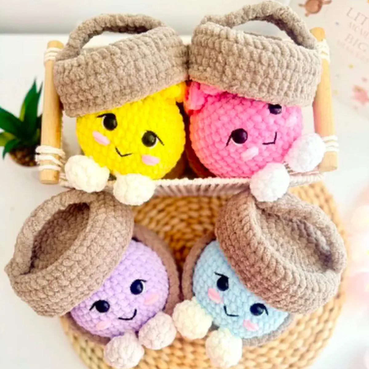 Dimple the Dumpling Amigurumi Crochet Pattern