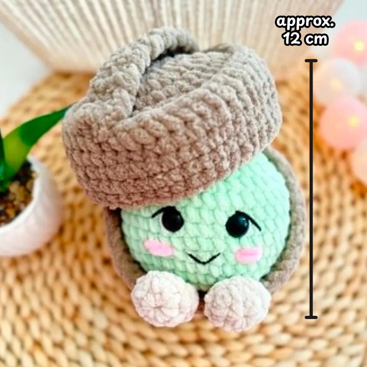 Dimple the Dumpling Amigurumi Crochet Pattern