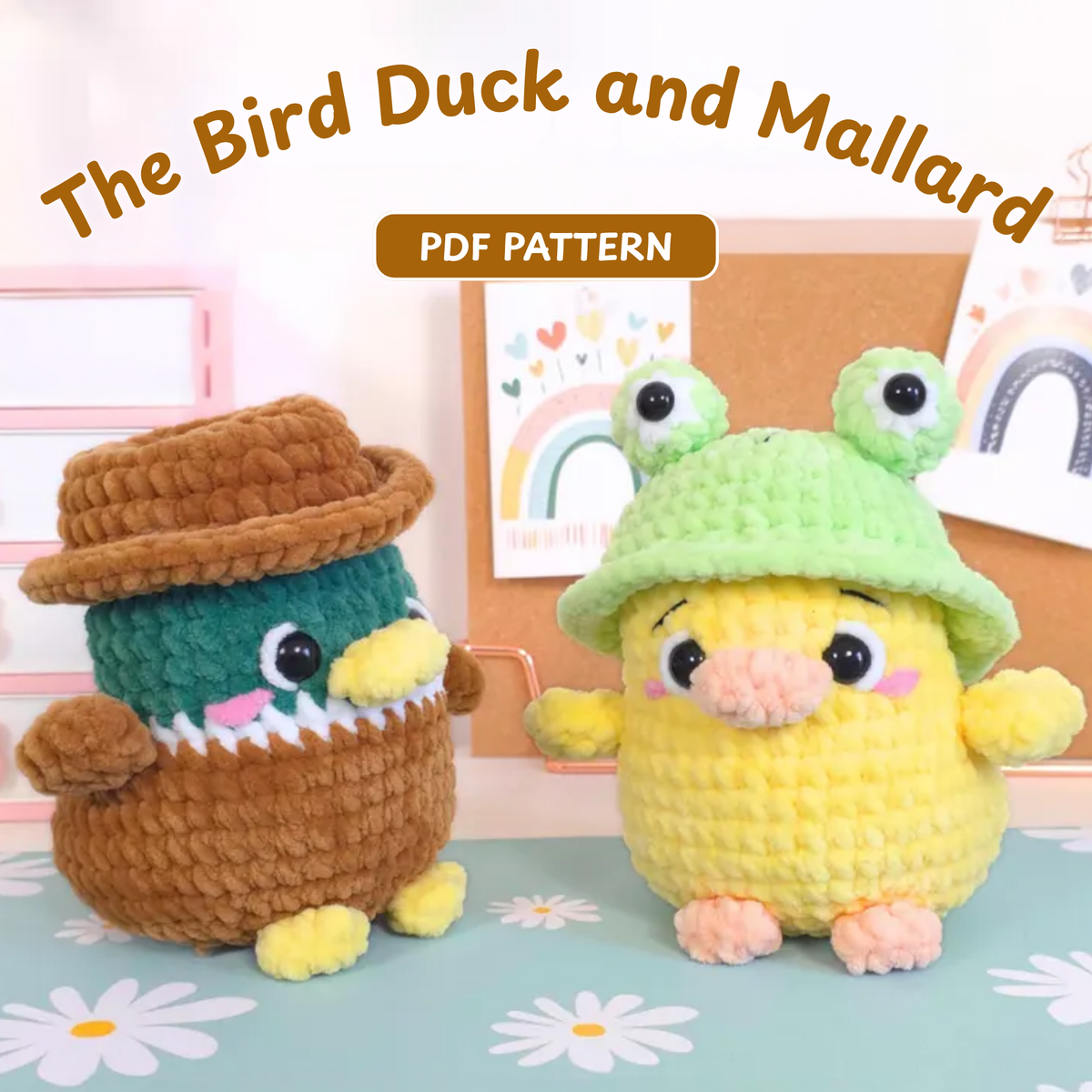Duck and Mallard Amigurumi Crochet Pattern
