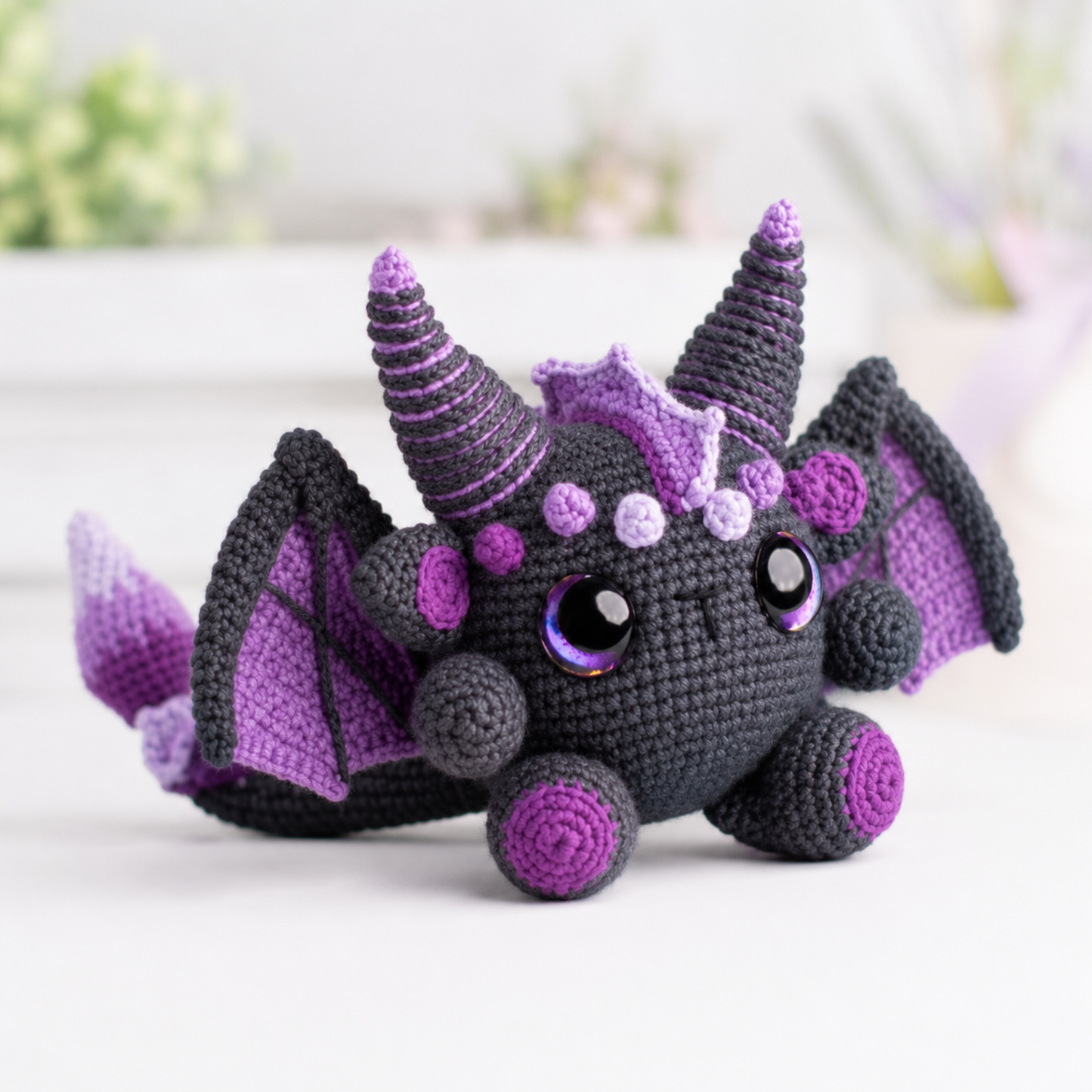 Crochet Elemental Dragons Amigurumi Pattern (4 Designs: Air, Fire, Earth, Water)