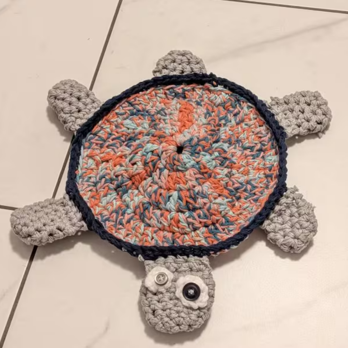 Floor Turtle Version 2 Crochet Pattern