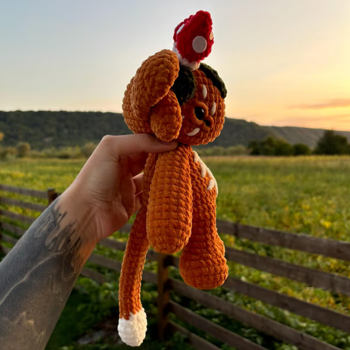 Forest Mountain Monster Crochet Pattern