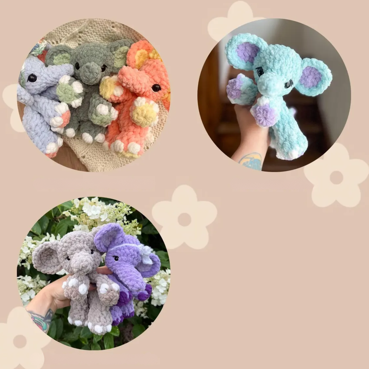 May the Elephant Plush Toy Crochet Pattern