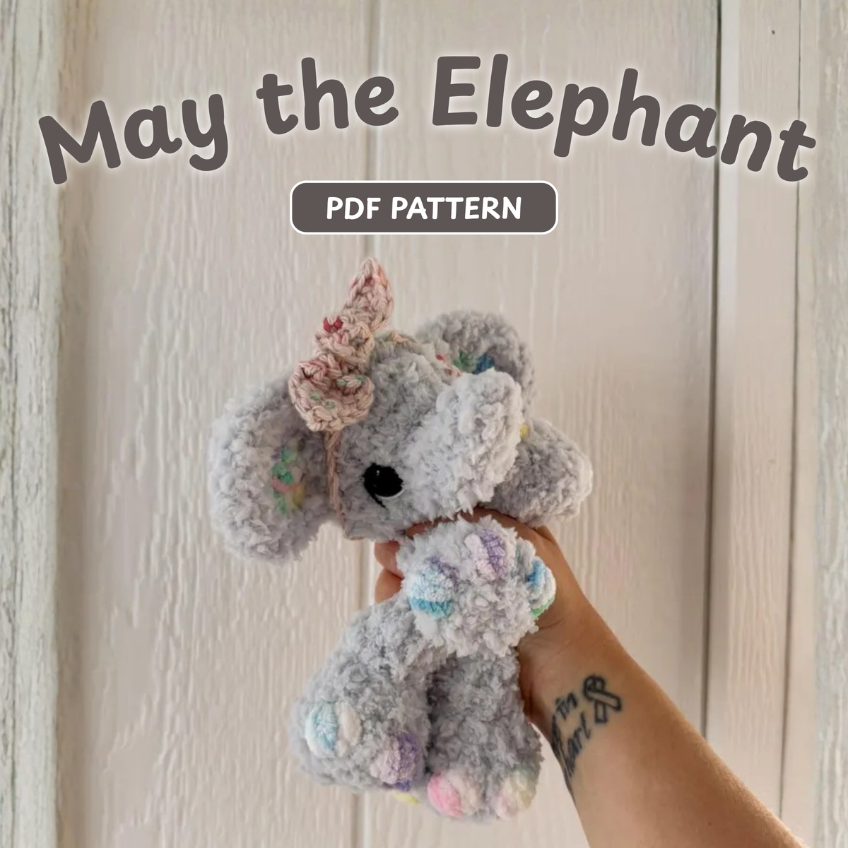 May the Elephant Plush Toy Crochet Pattern