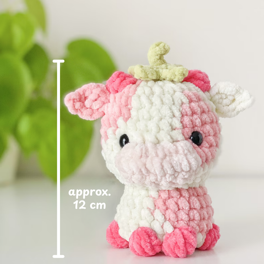 No Sew Cow Amigurumi Crochet Pattern