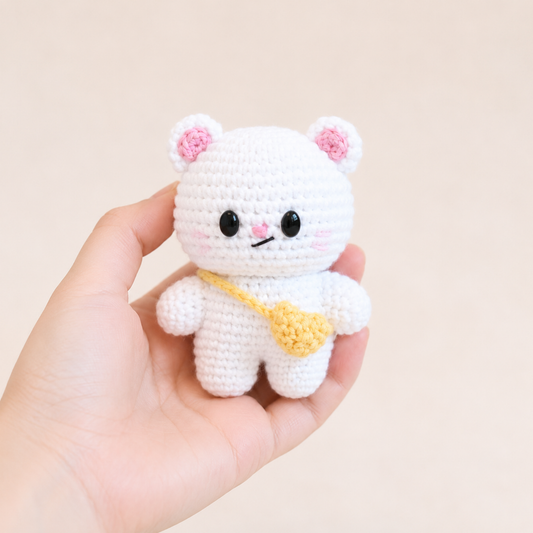 Petite Ferret Amigurumi Crochet Pattern