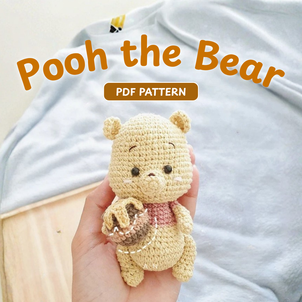 Pooh Bear Amigurumi Crochet Pattern
