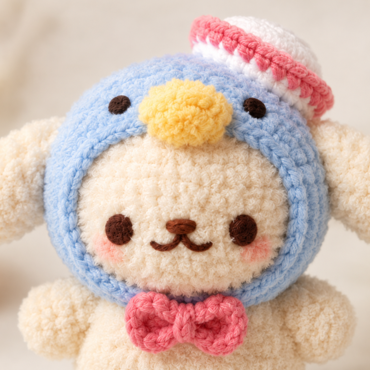Puppy in Penguin Costume Crochet Pattern