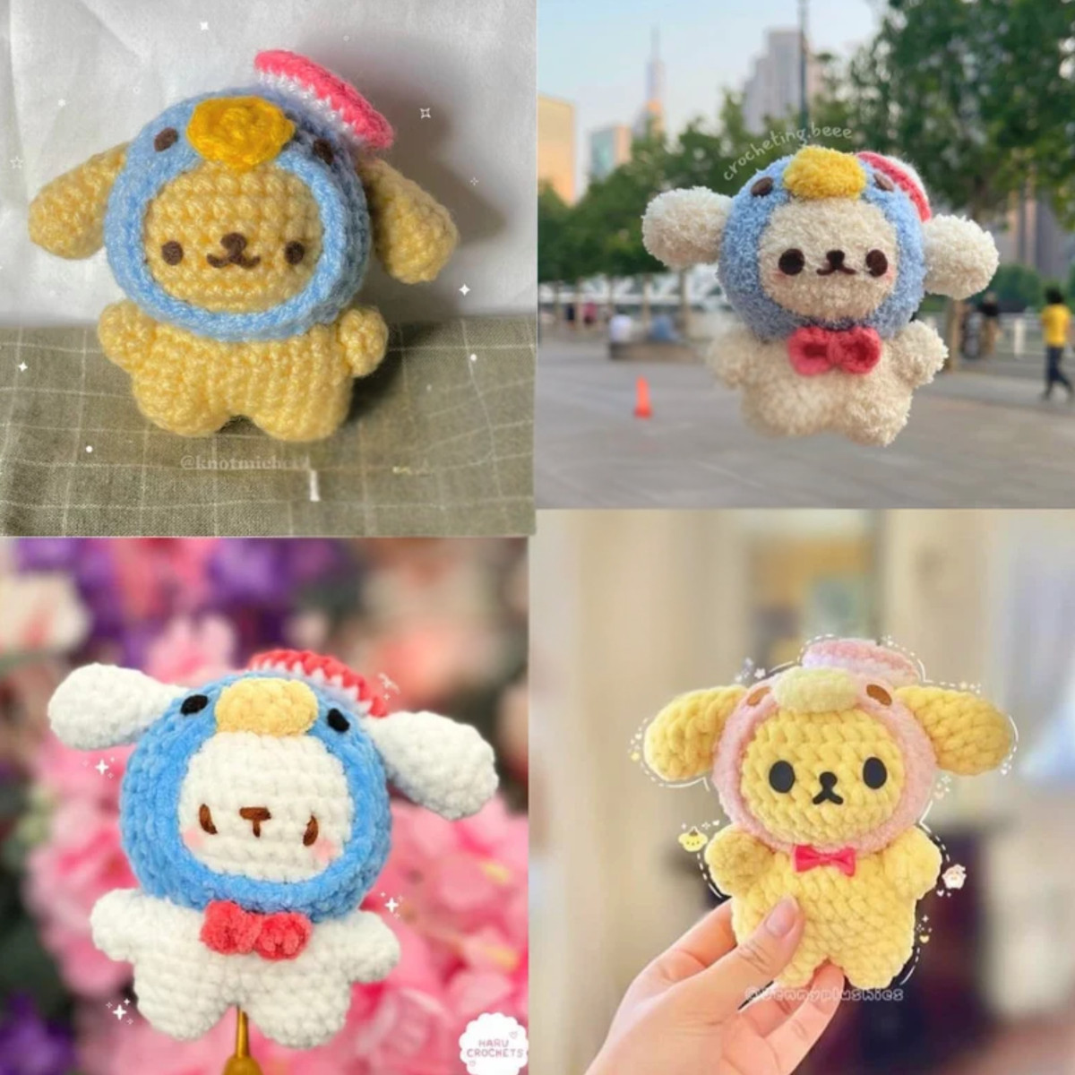 Puppy in Penguin Costume Crochet Pattern