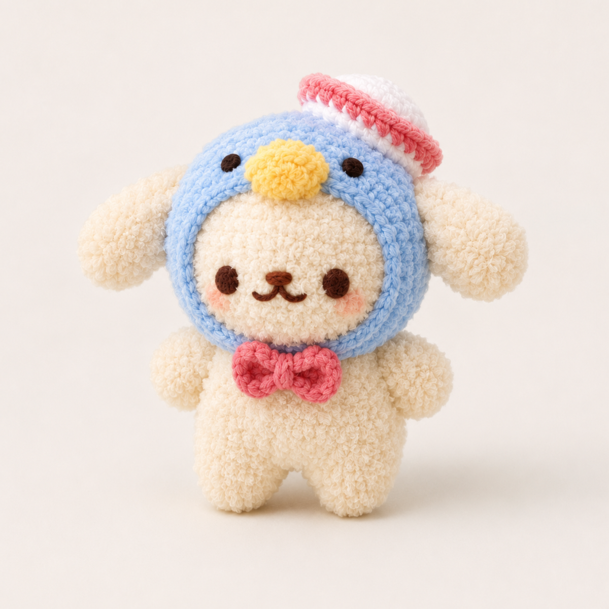 Puppy in Penguin Costume Crochet Pattern