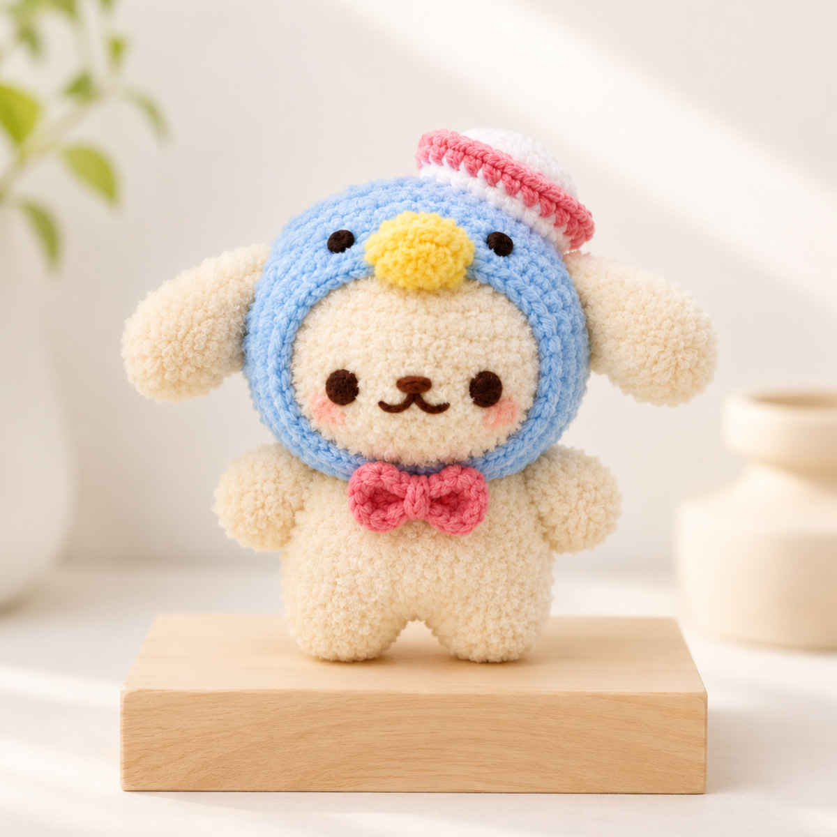 Puppy in Penguin Costume Crochet Pattern