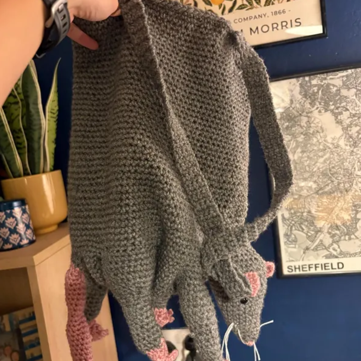 Rat Tote Bag Crochet Pattern