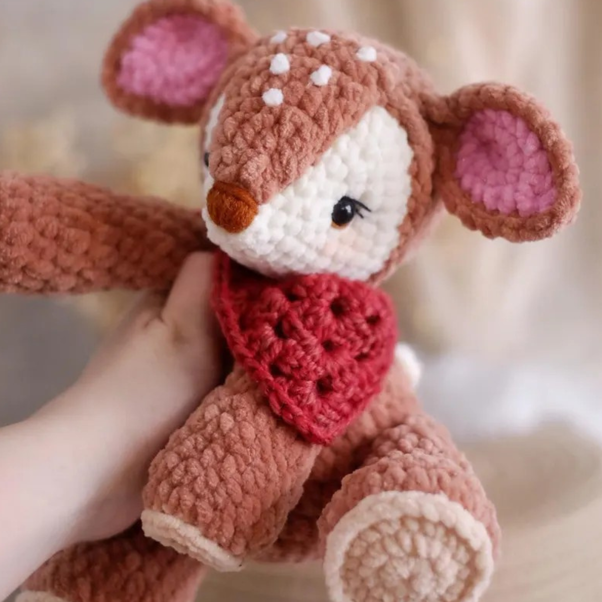 Renee the Fawn Plush Amigurumi Crochet Pattern