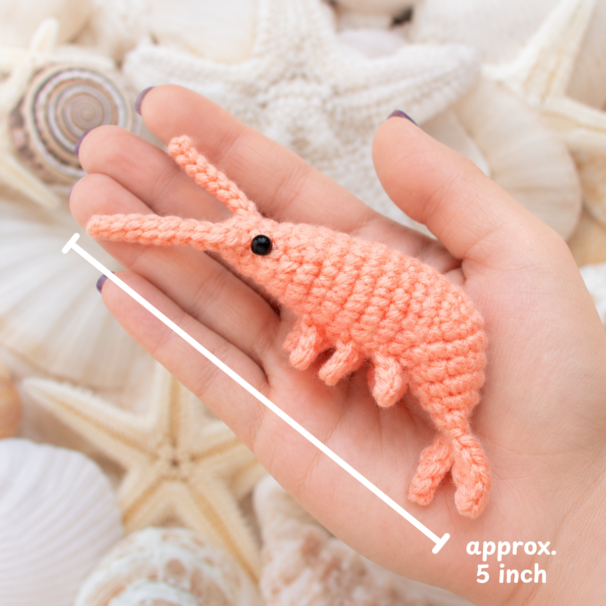 Shrimp Amigurumi Crochet Pattern