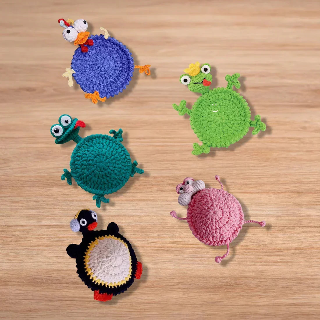 22 in 1 Animal Coaster Patterns Crochet Pattern