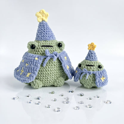 Crochet Jumbo Wizard Frog Pattern