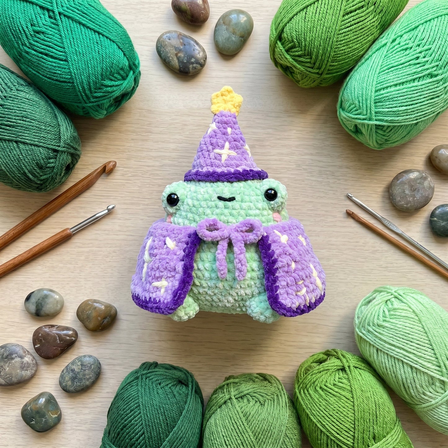 Crochet Jumbo Wizard Frog Pattern