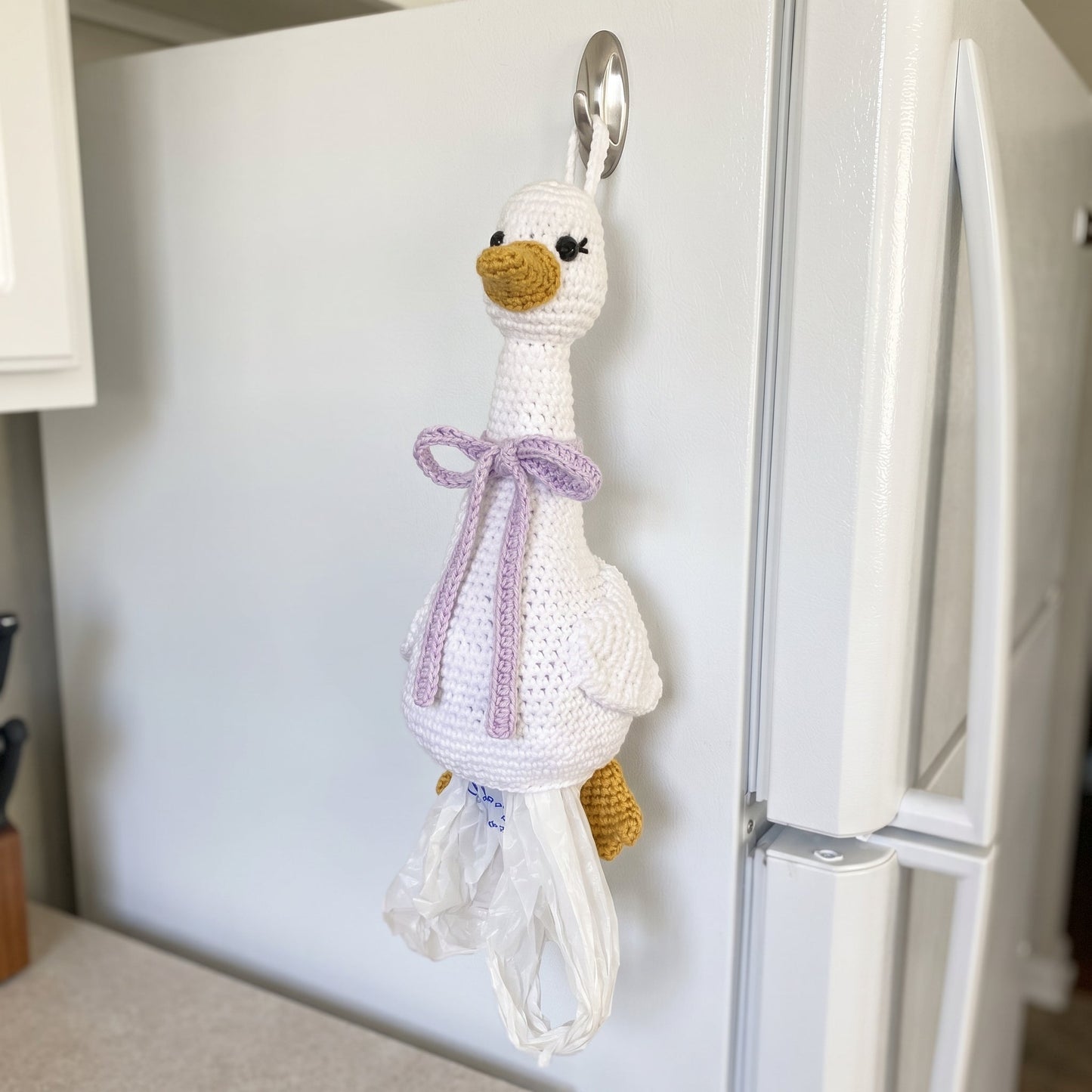 Crochet Grocery Bag Goose Pattern