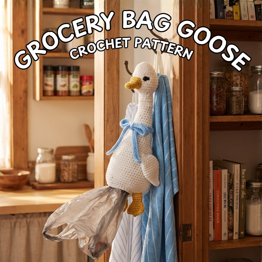 Crochet Grocery Bag Goose Pattern